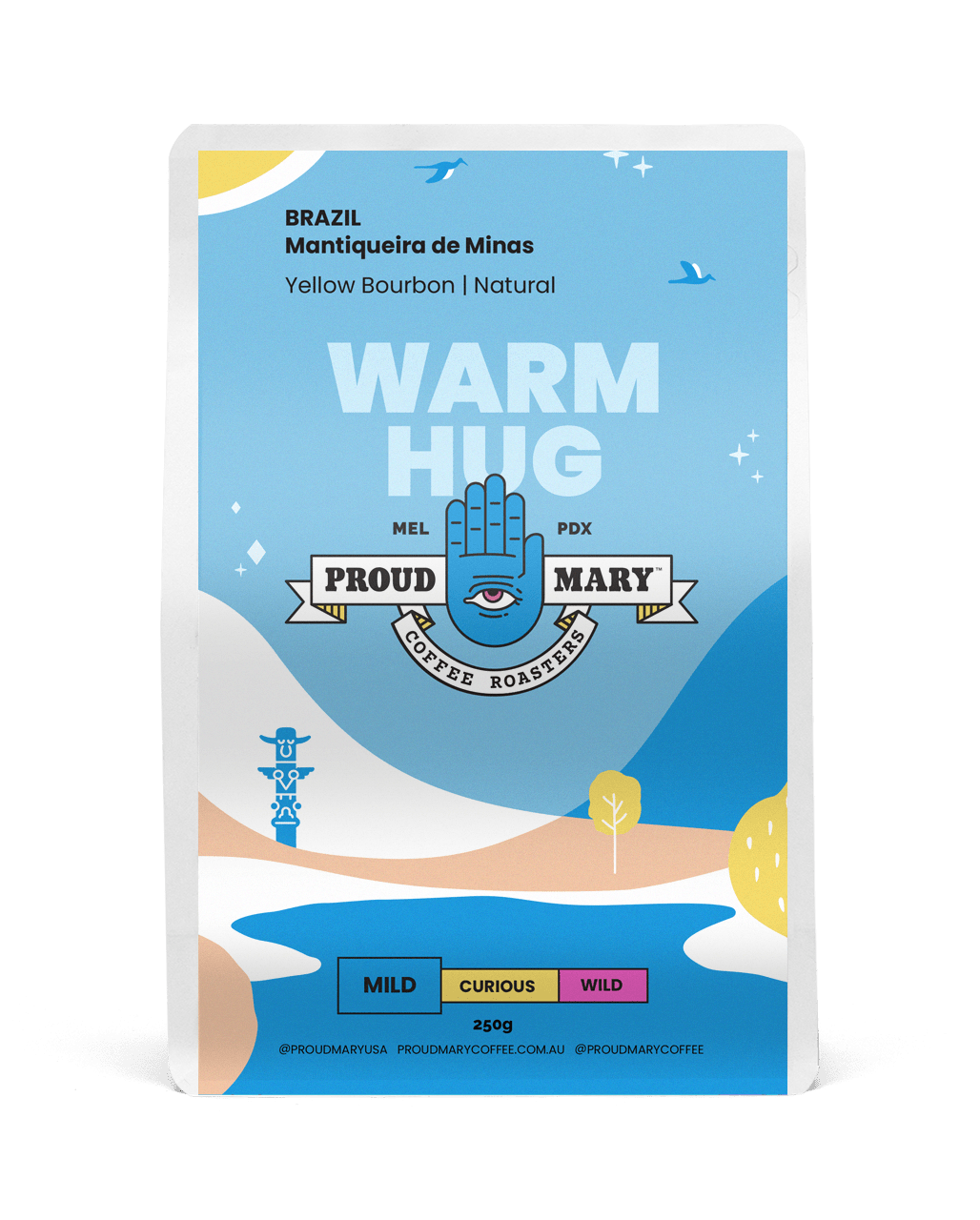 Proud Mary Warm Hug – Brazil Mantiqueira de Minas Yellow Bourbon Natural 250g