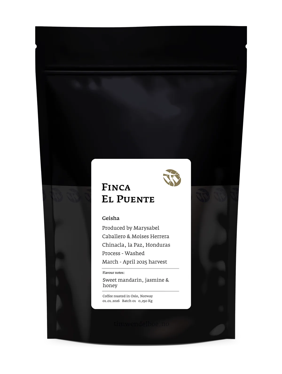 Finca el Puente Geisha coffee bag