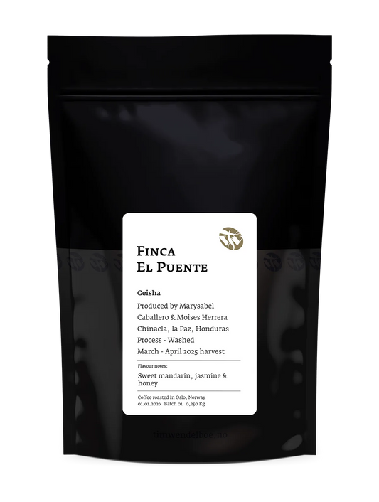 Finca el Puente Geisha coffee bag