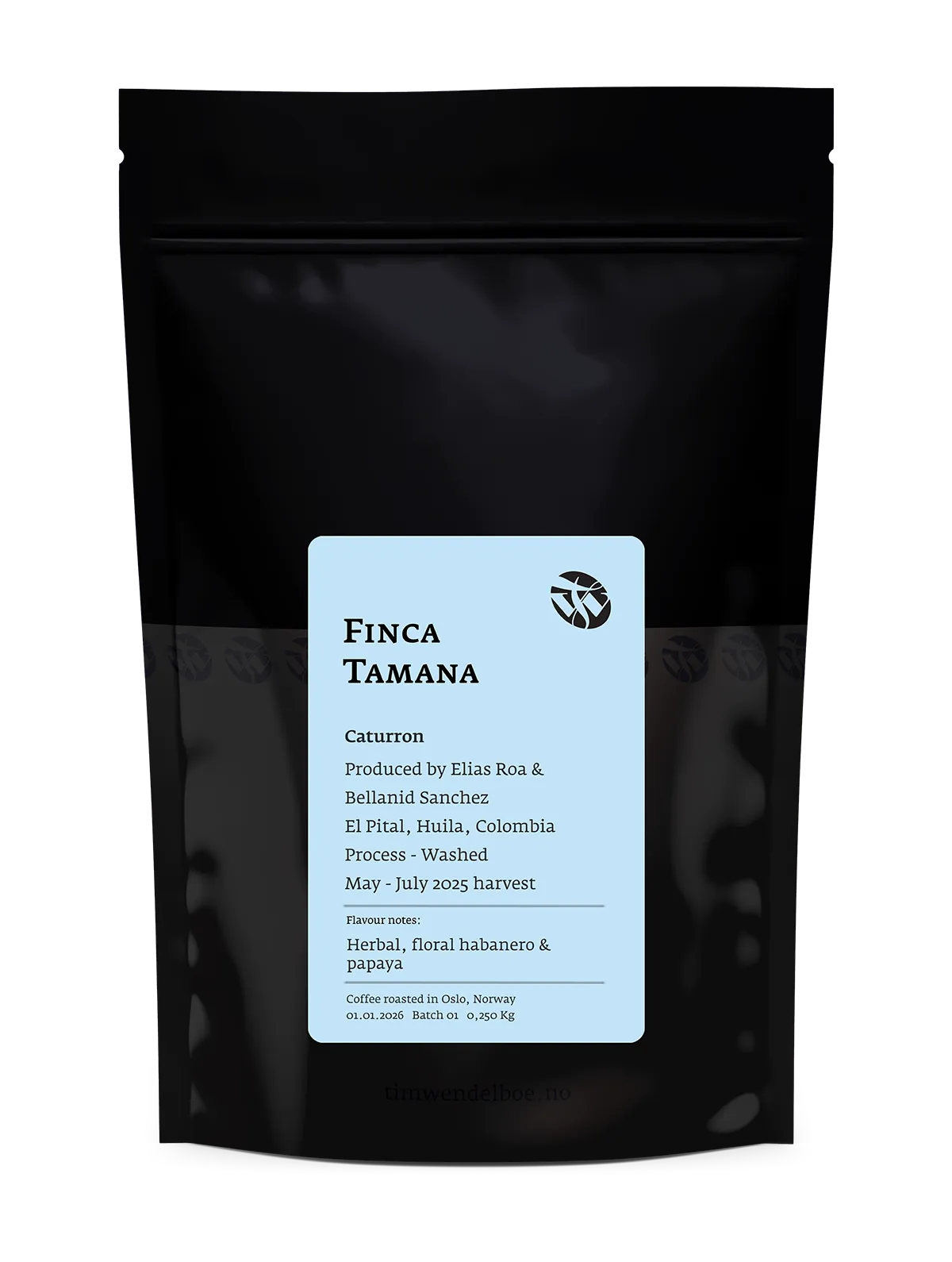 Finca Tamana Caturron coffee bag