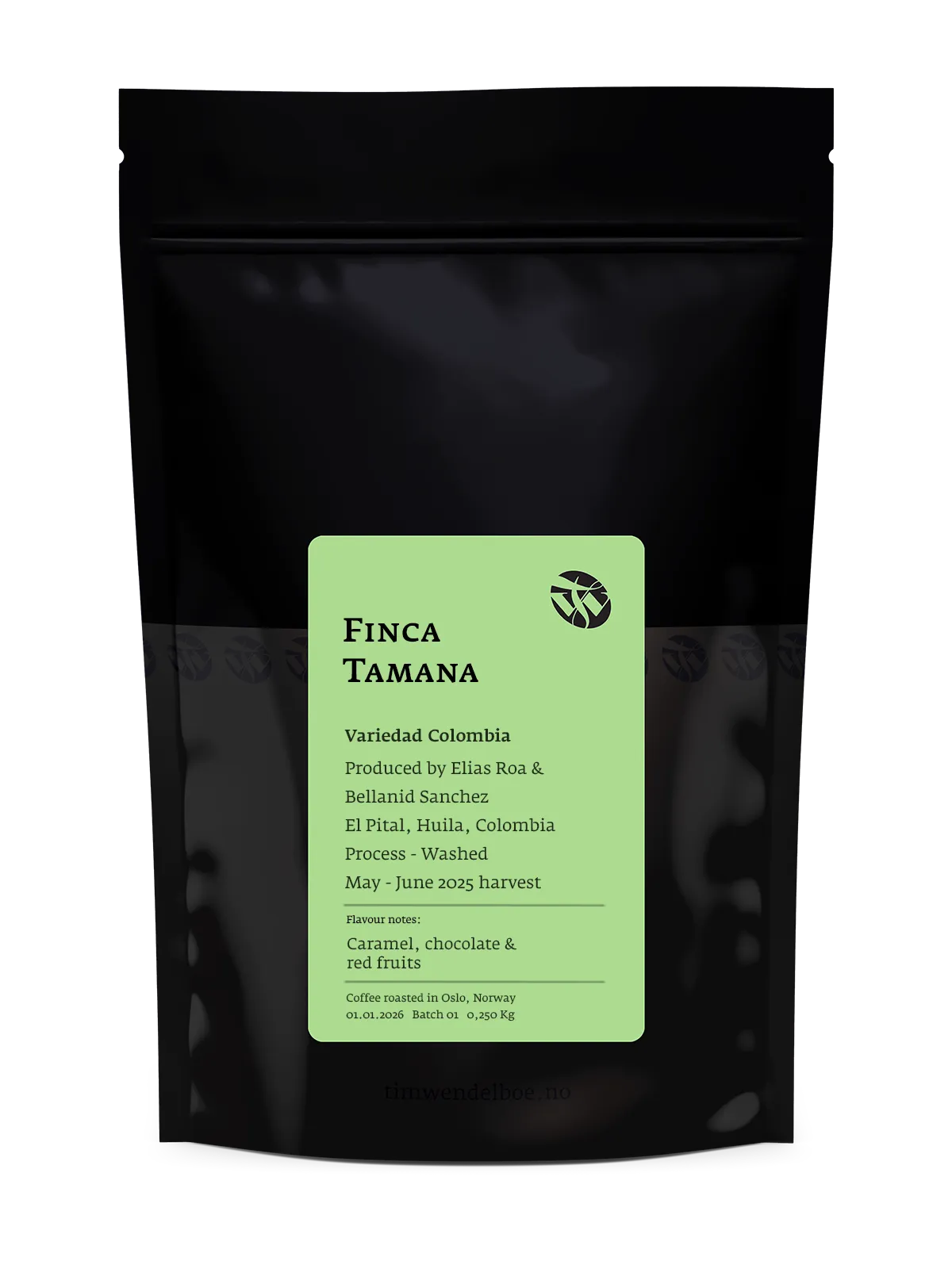 Finca Tamana Variedad Colombia coffee bag