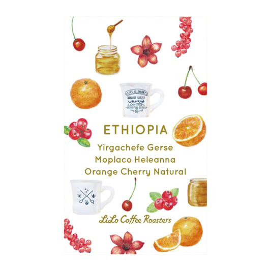 Ethiopia Yirgacheffe Gerse Moplaco Heleanna Orange Cherry
